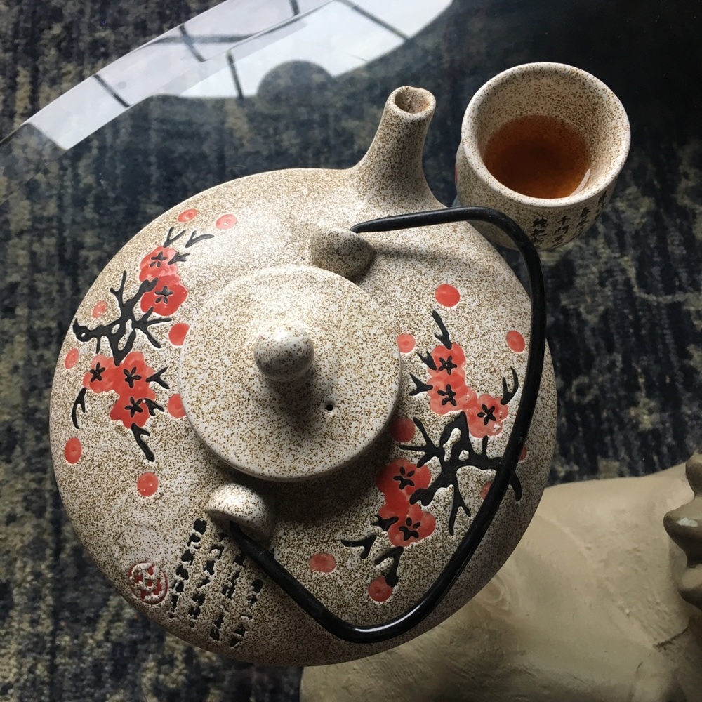 Japanese Sakura Cherry Blossom Tea Set